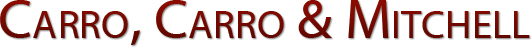 Business Name Image For Personal Injury Lawyer In New York City - Carro, Carro & Mitchell LLP